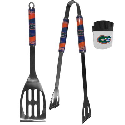 Siskiyou C2BQ4PMC Unisex NCAA Florida Gators 2 Piece BBQ Set & Chip Clip - One Size