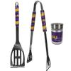 Siskiyou C2BQ43SEA Unisex NCAA LSU Tigers 2 Piece BBQ Set with Season Shaker - One Size view 1