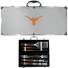 Siskiyou C8BQ22 Unisex NCAA Texas Longhorns 8 Piece Tailgater BBQ Set view 1