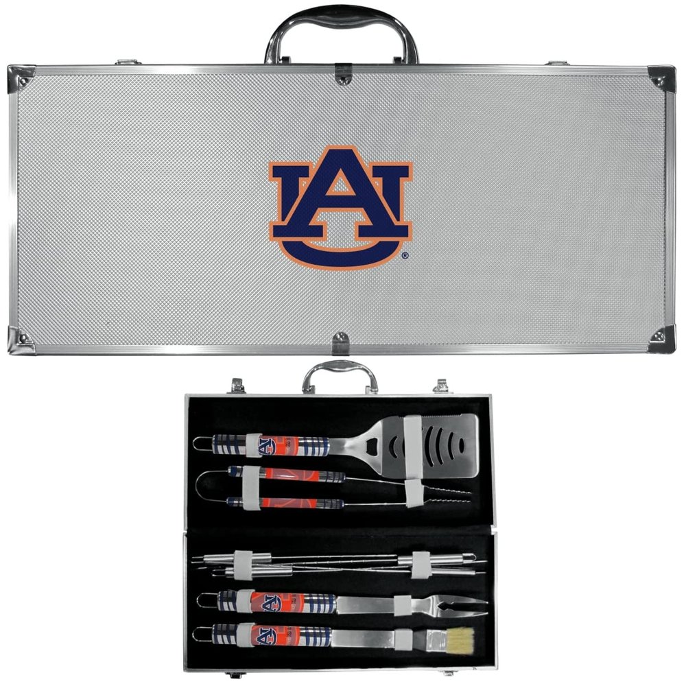 Siskiyou C8BQ42 Unisex NCAA Auburn Tigers 8 Piece Tailgater BBQ Set