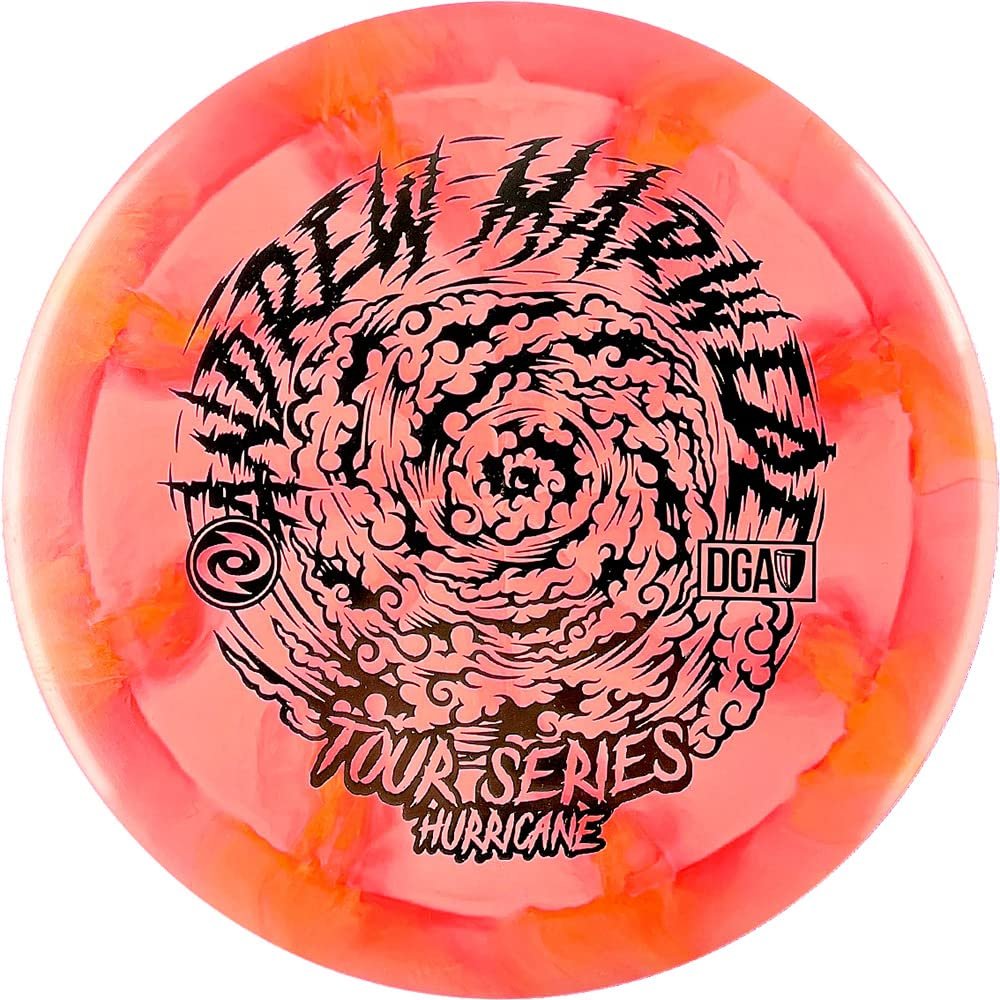 DGA Limited Edition 2022 Tour Series Andrew Marwede Swirly ProLine Hurricane Driver Golf Disc [Colors May Vary] - 173-174g
