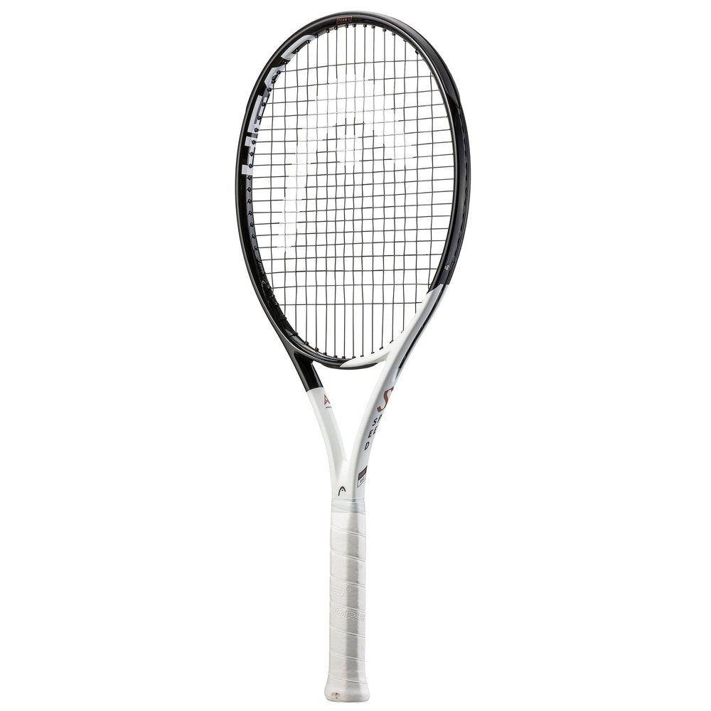 HEAD Speed Team L 2022 Performance Tennis Racquet, 4 3/8 Inch Grip, Strung with Velocity 17g Natural at 55 Pounds Tension