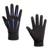 FUFU Gloves Unisex Bicycle Gloves Running Gloves Touch Screen Non-Slip Waterproof Windproof Sports Winter Gloves Cotton Layer Thickening (Color : Blue) view 1