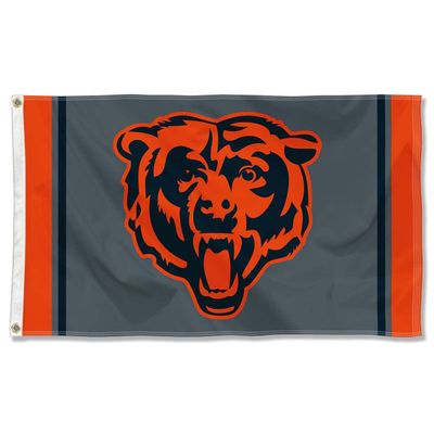 Chicago Bears Blackout Sideline Flag Outdoor Indoor 3x5 Foot Banner