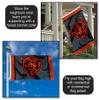 Chicago Bears Blackout Sideline Flag Outdoor Indoor 3x5 Foot Banner view 3