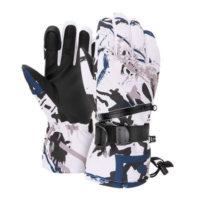 FUFU Gloves Winter Warm Gloves, Touch Screen Ski Gloves, Bicycle Running, Hiking, Hiking, Driving Motorcycle (Color : A, Size : S)
