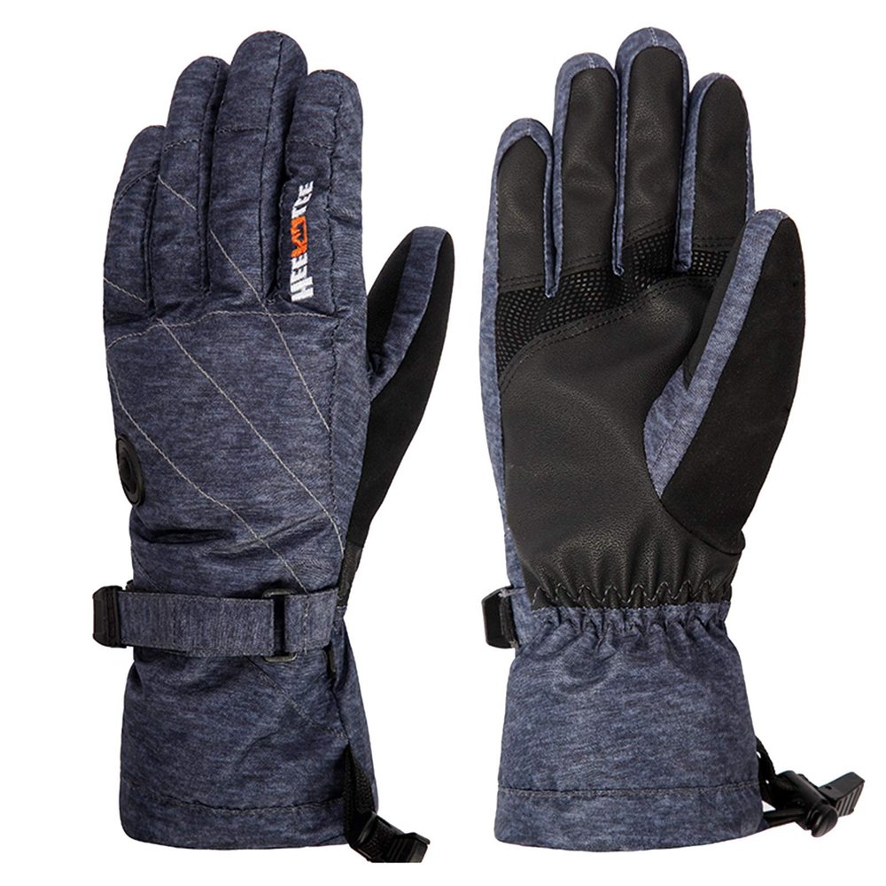 FUFU Gloves Touch Screen Thermal Gloves, Anti-Slip Winter Gloves Suit for Running, Driving, Cycling, Walking and Daily Life (Color : C)