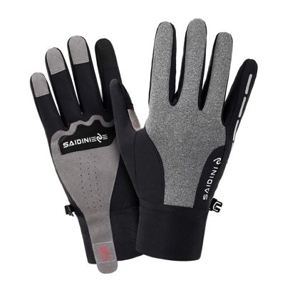 FUFU Gloves Mens Winter Gloves Whole Palm TouchscreenLightweight Snug-Fit, Warm Lining for Training Driving Cycling Running Work (Size : M)