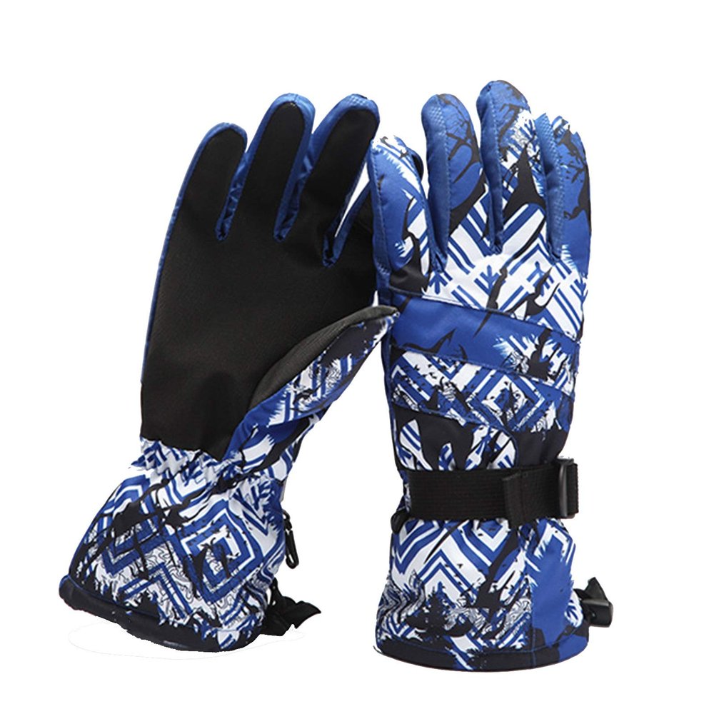 FUFU Gloves Winter Gloves Touch Screen,Light Rainproof Windproof Warm Non-Slip for Cycling Running Hiking (Size : M)