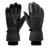 FUFU Gloves Winter Gloves Warm Gloves Thick Lining Gloves Non-Slip Touch Screen Gloves Outdoor Cycling Running (Color : Gray, Size : L) view 1