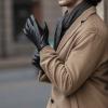 FUFU Gloves Men's Leather Gloves, Touch Screen Winter Warm Gloves, Driving Outdoor Gloves Windproof and Waterproof view 2