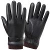 FUFU Gloves Mens Gloves PU Leather Touch Screen Outdoor Winter Gloves Driving Gloves view 1