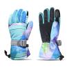 FUFU Gloves Warm Gloves Windproof Ski Gloves Bike Gloves Motorcycle Gloves Touch Screen Non-Slip Winter Gloves (Color : E, Size : S) view 1