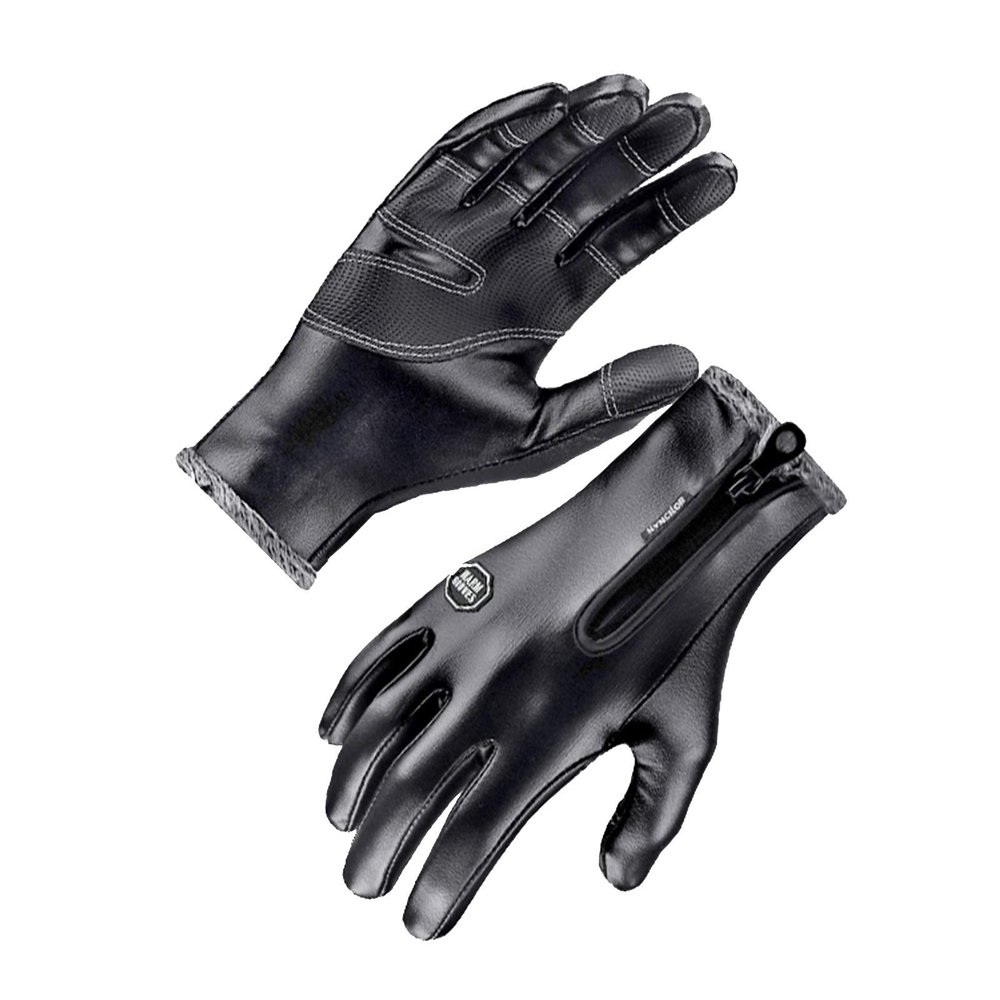 FUFU Gloves Mens Leather Gloves Warm Winter Gloves Anti-Slip Touch Screen Gloves Windproof Cold Weather Gloves (Size : L)