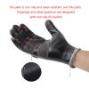 FUFU Gloves Mens Leather Gloves Warm Winter Gloves Anti-Slip Touch Screen Gloves Windproof Cold Weather Gloves (Size : L) view 3