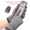 FUFU Gloves Winter Warm Gloves Touchscreen Gloves Windproof Thermal Gloves Anti Slip Gloves for Outdoor view 2