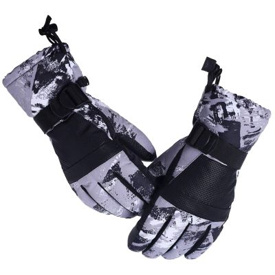 FUFU Gloves Running Gloves Men's and Women's Touch Screen Winter Gloves, Warm Gloves, Non-Slip Cycling Gloves, Outdoor Sports Running (Color : D, Size : XL)