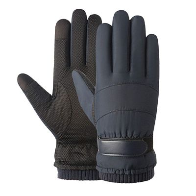 FUFU Gloves Winter Warm Gloves, Touch Screen Gloves, Waterproof and Windproof Bicycle Gloves, Daily Use (Color : Blue, Size : S)