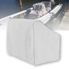 Marine Grade Boat Center Console Cover, Waterproof Heavy Duty 600D Polyester Canvas, Grey (M) view 1