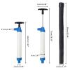 Sailortenx Manual Bilge Pump For Boats, Kayak, Canoe or Dinghy - Portable, Ergonomic, Gear-shaped, Black Plastic Hand Powered Kayak Bilge Pump - 2E+1 GPM, 2"L x 4"W x 28.5"H view 2