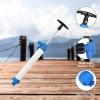 Sailortenx Manual Bilge Pump For Boats, Kayak, Canoe or Dinghy - Portable, Ergonomic, Gear-shaped, Black Plastic Hand Powered Kayak Bilge Pump - 2E+1 GPM, 2"L x 4"W x 28.5"H view 4