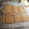 Boat EVA Faux Teak Decking Floor Compatible with 1987 Bayliner 4550 Swim Platform Cockpit view 4