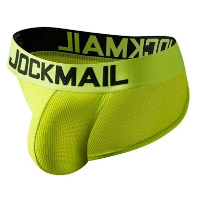 JOCKMAIL Mens Briefs Underwear Rainbow Comfort Men Underwear Briefs Men Underpants (Large, Yellow1)