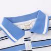 Alvivi Toddler Baby Boys Summer T-Shirt Tops Short Sleeve Turndown Collar Button-up Striped Shirt Blue 5-6 Years view 4