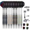 Turnart Darts Plastic Tip - Professional Soft Tip Darts Set for Electronic Dartboard 12 Pcs 18 Grams with 50 Extra Tips 24 Flights 2 Flight Protctors and Tool Kit Gift Darts (New) view 1