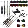 Turnart Darts Plastic Tip - Professional Soft Tip Darts Set for Electronic Dartboard 12 Pcs 18 Grams with 50 Extra Tips 24 Flights 2 Flight Protctors and Tool Kit Gift Darts (New) view 2