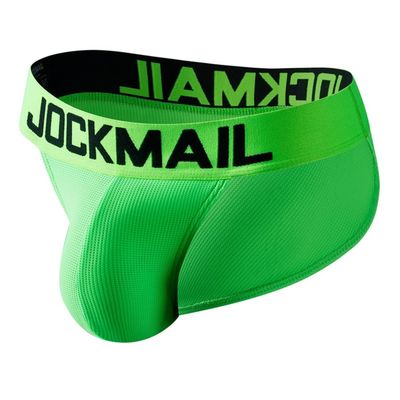 JOCKMAIL Mens Briefs Underwear Rainbow Comfort Men Underwear Briefs Men Underpants (Medium, Green1)