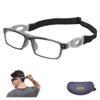 SooGree Sport Safety Goggles Glasses Racquetball Basketball Goggles Sports Eyewear Protective Glasses Lens Replaceable Scratch Resistant Protective Eyewear (8040 Gray frame Gray pad) view 1
