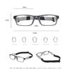 SooGree Sport Safety Goggles Glasses Racquetball Basketball Goggles Sports Eyewear Protective Glasses Lens Replaceable Scratch Resistant Protective Eyewear (8040 Gray frame Gray pad) view 2