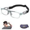 SooGree Sport Safety Goggles Glasses Racquetball Basketball Goggles Sports Eyewear Protective Glasses Lens Replaceable Scratch Resistant Protective Eyewear (8040 Light Grey frame Gray pad) view 1