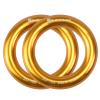 S.E.PEAK 25kN Aluminum Rappel Ring, Tension O-Ring, Connection Ring for Rock Climbing, Arborist, Gold, Pack of 2 view 1