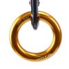 S.E.PEAK 25kN Aluminum Rappel Ring, Tension O-Ring, Connection Ring for Rock Climbing, Arborist, Gold, Pack of 2 view 4