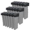 MIND&ACTION AR Magazine Holders,Detachable Mag Holders PMAG Wall Mount Gun Safes Gun Cabinet Organization Solution (Black 18x Mag Holders) view 1