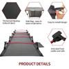 Sutekus Portable Camping Cot Sleeping Cot Ultralight Backpacking Cot Bed for Outdoor Hiking Travel Beach Mountaineering (Black) view 2