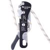 S.E.PEAK CE Certified Climbing Double Stop Descender Self-Braking Self Locking Rappelling Belay Devices for 10-12.5mm Rope for Rescue & Arborist/Anti-Panic, Hand Control, Black view 1