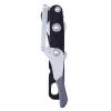 S.E.PEAK CE Certified Climbing Double Stop Descender Self-Braking Self Locking Rappelling Belay Devices for 10-12.5mm Rope for Rescue & Arborist/Anti-Panic, Hand Control, Black view 4