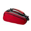 Wilson Clash V2 Super Tour Tennis Racket Bag - Red/Black, Holds up to 6 Rackets view 1