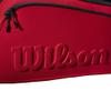 Wilson Clash V2 Super Tour Tennis Racket Bag - Red/Black, Holds up to 6 Rackets view 3