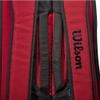 Wilson Clash V2 Super Tour Tennis Racket Bag - Red/Black, Holds up to 6 Rackets view 4
