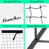 GAMESUN Complete Pickleball net Set for Outdoor, Indoor, Backyard use, Includes Metal Frame, 22 Feet PE net, Paddles, Balls,Carry Bag view 4