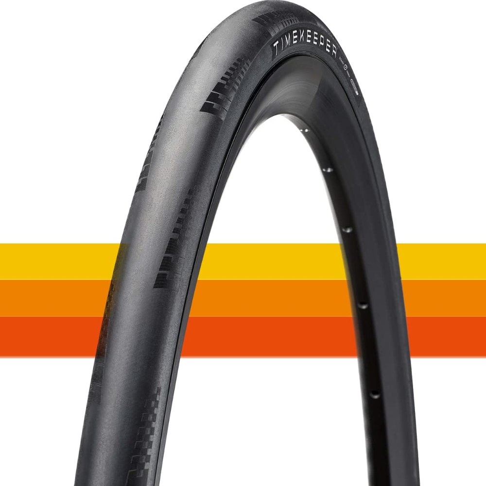 AMERICAN CLASSIC Road Bike Tire, Replacement Tire for Road Bicycle, Road Racing - Timekeeper, 700 x 25c, 700 x 28c, 700 x 30c (700 x 30c - Black - Tube Type)
