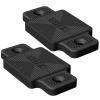 2 Pack Gun Magnet Mount for Vehicle 46 Lbs Rated. Premium Rubber Coated Magnetic Pistol Holster for Car, Truck, Home, Under Table, Bed & Nightstand. Tac Handgun Concealment Accessories view 1