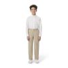 French Toast Boys' Relaxed Fit Twill Pant with Adjustable Waist in Standard Slim and Husky, Burgundy Red, 20 view 3