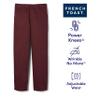 French Toast Boys' Relaxed Fit Twill Pant with Adjustable Waist in Standard Slim and Husky, Burgundy Red, 20 view 4