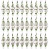 30pcs Luminous Carp Fishing Feeder Coil Inline Method Fishing Tackle Bait Thrower in- line Method Lures Cage Basket Accessories for Shrimp Carp Crab Fish view 1