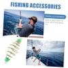 30pcs Luminous Carp Fishing Feeder Coil Inline Method Fishing Tackle Bait Thrower in- line Method Lures Cage Basket Accessories for Shrimp Carp Crab Fish view 3